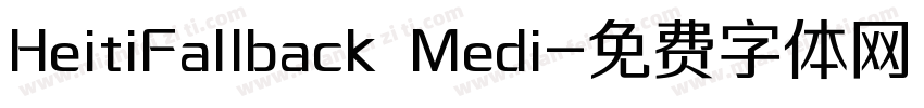 HeitiFallback Medi字体转换